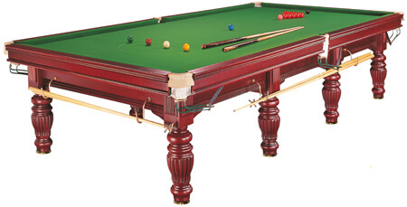 The Dynamic Prince snooker table.