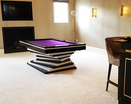 A Harmani luxury pool table.