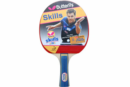 A table tennis bat.