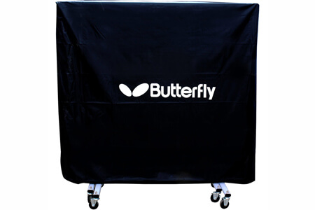 A table tennis table cover.