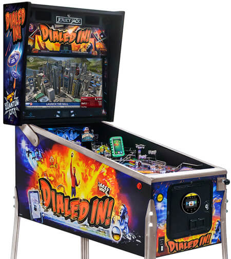 The Jersey Jack Dialed In pinball machine.