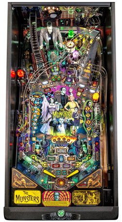 The Stern Munsters Pro playfield.