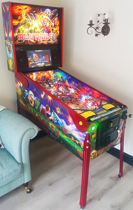 An Iron Maiden LE pinball machine.