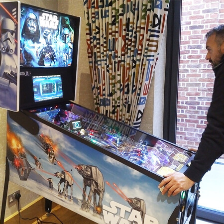 The Stern Star Wars Pro pinball.
