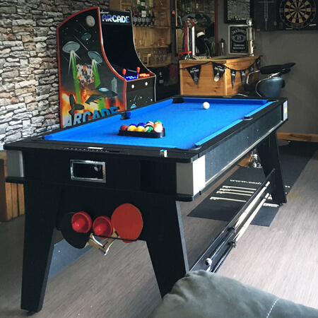 A Strikeworth 6ft Multi Games table.