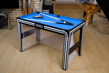 The Goal Multi Games table in a family home.