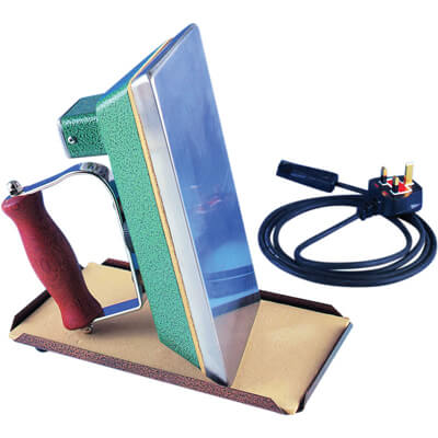 A pool table cloth iron.