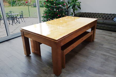 The Precision British pool dining table.