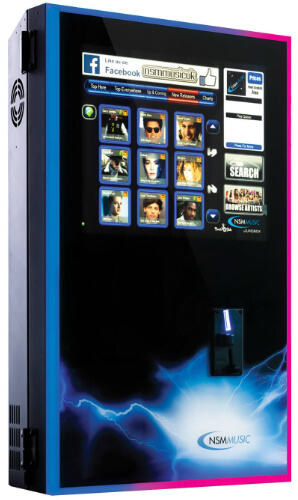 The NSM Lightning commercial jukebox.