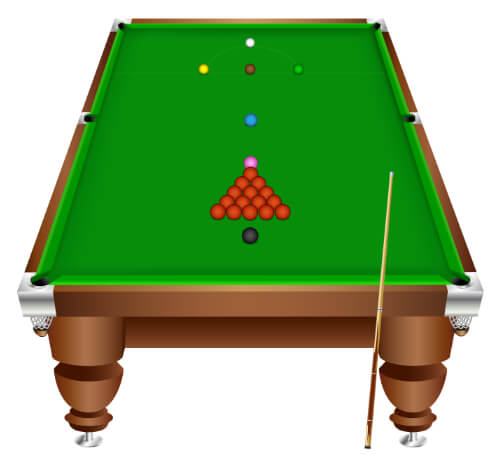 How to set up a snooker table.