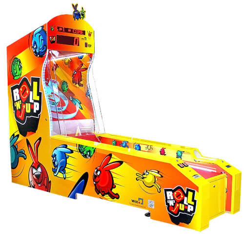 The Roll & Jump Skee-Ball arcade machine.