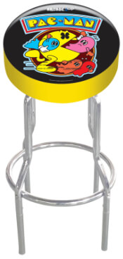 The Arcade1Up Pac-Man stool.