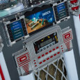What is the difference between replica jukeboxes and full size jukeboxes?