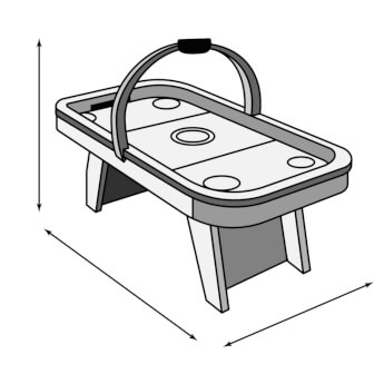 What is the Correct Size of an Air Hockey table?