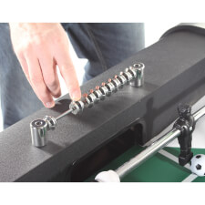 The Aurora Football table scorer.