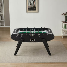Strikeworth Aurora LED Football Table in Black Finish.