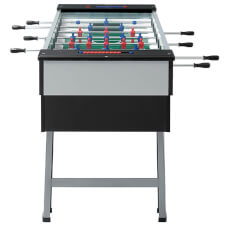 The FAS San Siro table In Grey Black Front View