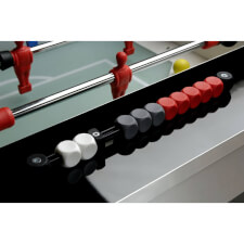 The scoring abacus on the Master Champion football table