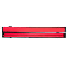 The Attache style hard case for two piece cue.