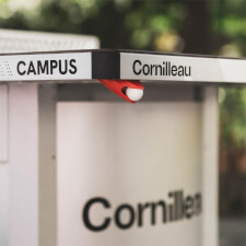The Campus Static Outdoor Table Tennis Table by Cornilleau
