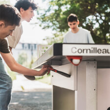 The Campus Static Outdoor Table Tennis Table by Cornilleau
