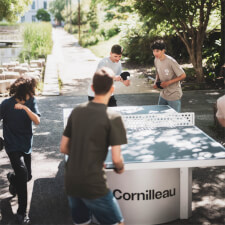 The Campus Static Outdoor Table Tennis Table by Cornilleau