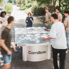 The Campus Static Outdoor Table Tennis Table by Cornilleau