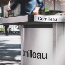 The Campus Static Outdoor Table Tennis Table by Cornilleau