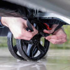 The Cornilleau Premium Polyester Table Tennis Table Cover.