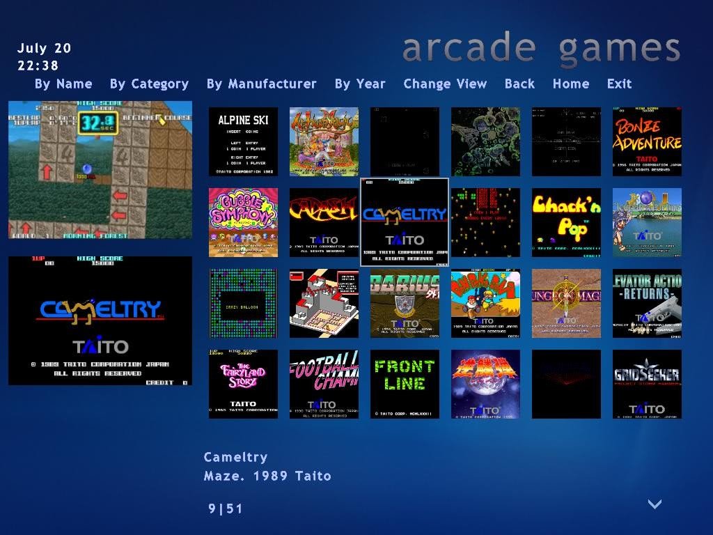 Double 7 Contemporary Arcade Coffee Table Liberty Games