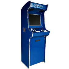 The Apex arcade in blue.