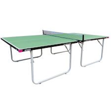 The Butterfly Compact 10 Wheelaway Table Tennis Table with a Green Finish