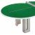green table with aluminium net
