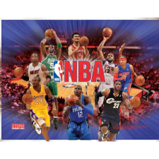 NBA Pinball - Backglass