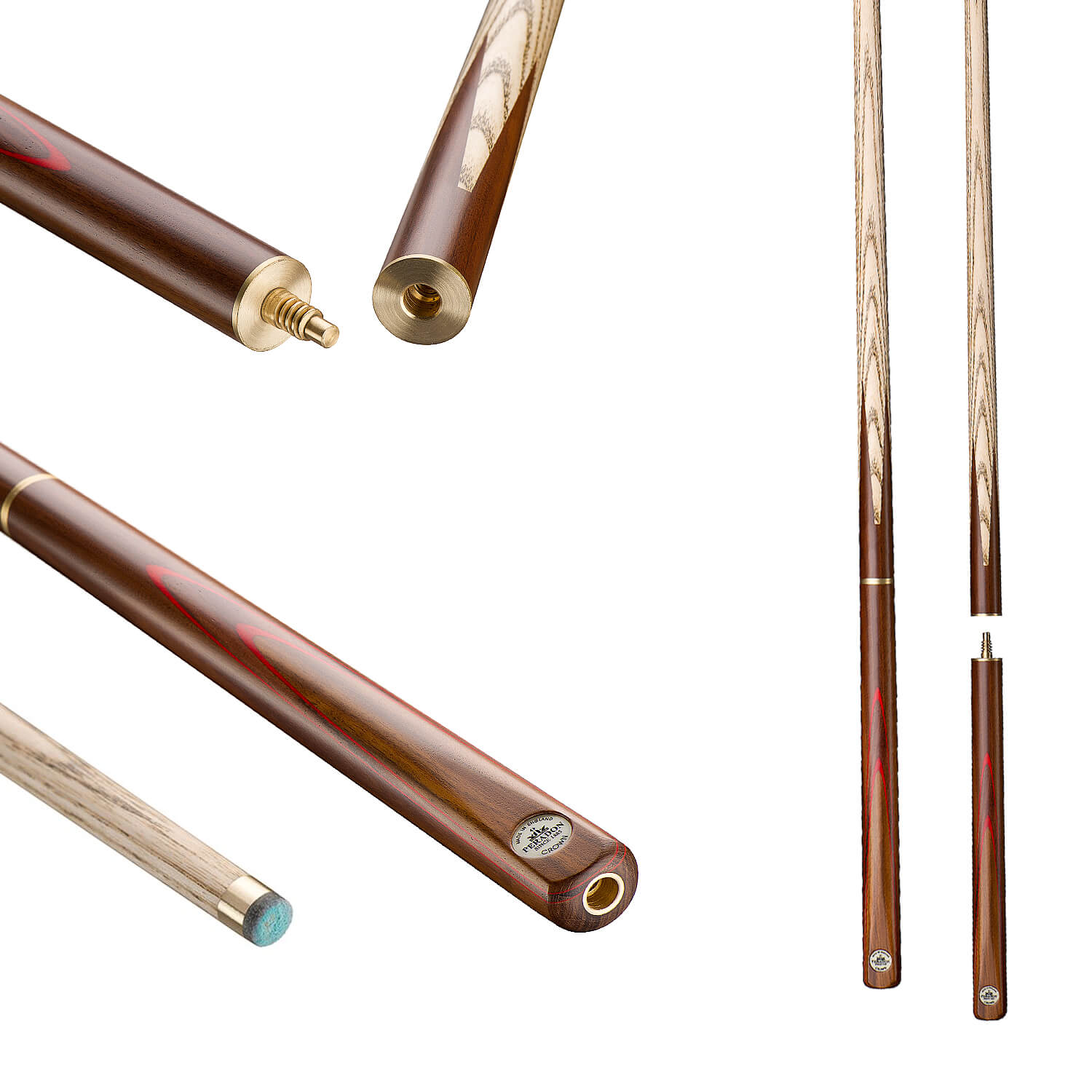 Crown 58'' 3/4 Jointed Snooker Cue (1143) Liberty Games