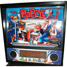 Popeye Pinball - Backglass