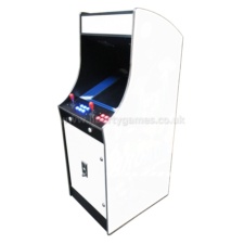 Frontier Cabinet - White Finish with Chrome Trim