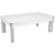Fusion Pool Dining Table with White Finish with White 2 piece table tops