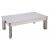 Fusion Pool Dining Table with White Finish with White 2 piece table tops