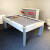 The Fusion Pool Dining Table in white.