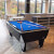 An Atlantic pool table in black.