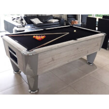 An Atlantic pool table in polar oak.