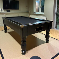 The Monaco in Black with Black cloth.