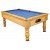 Monaco Pool Table in Oak Finish