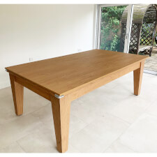 The Classic Diner in Oak with tops fitted.
