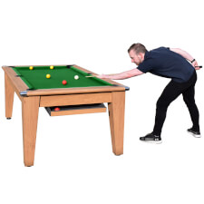 Playing a shot on the Classic Diner