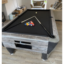 Magno American Slate Bed in Blue Oak Finish