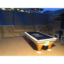 The Tempo Garden pool table.