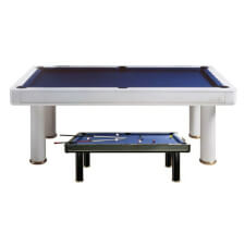 Elegant Pool Dining Table - In Black or White Finish