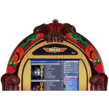 Rock-Ola Gazelle Music Center Digital Jukebox Top.